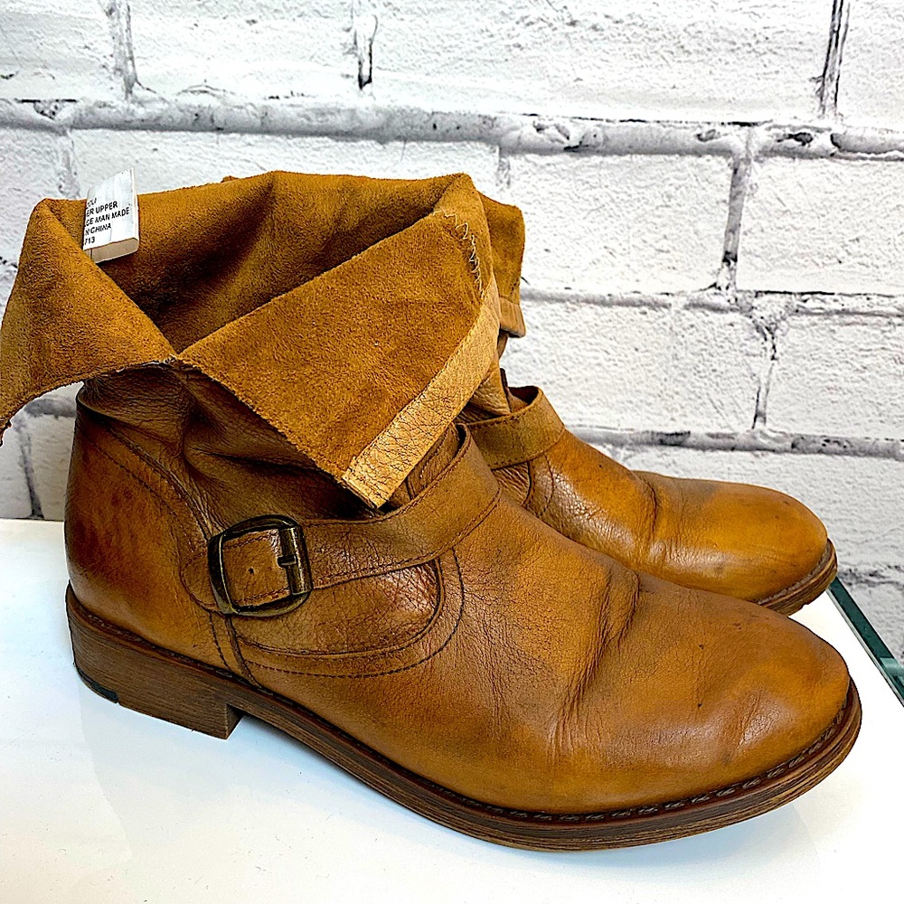 Nine West Tan Ankle Boots